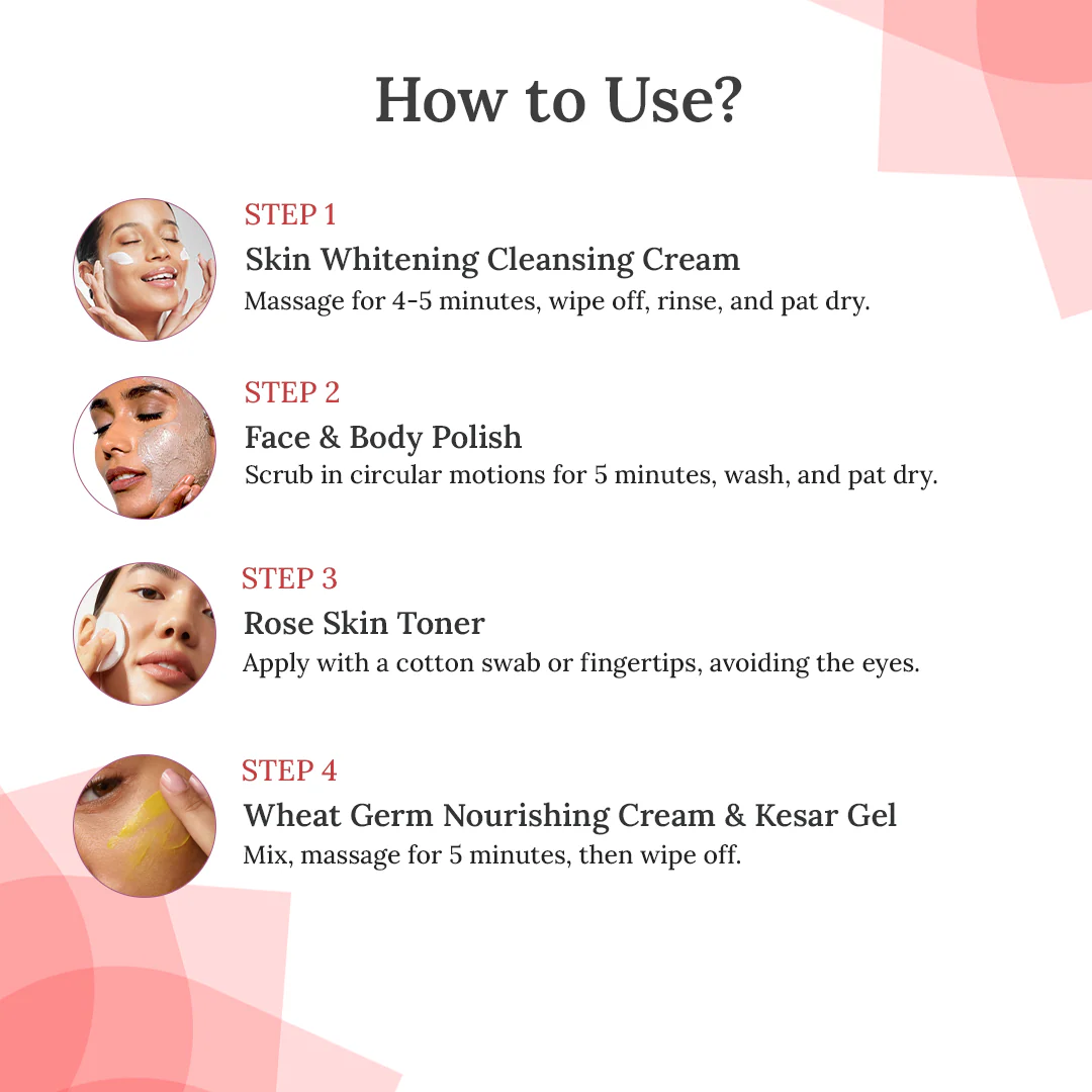 Bridal Glow Up Facial Kit 7 in 1 For Radiance & Flawless Skin - Image 6