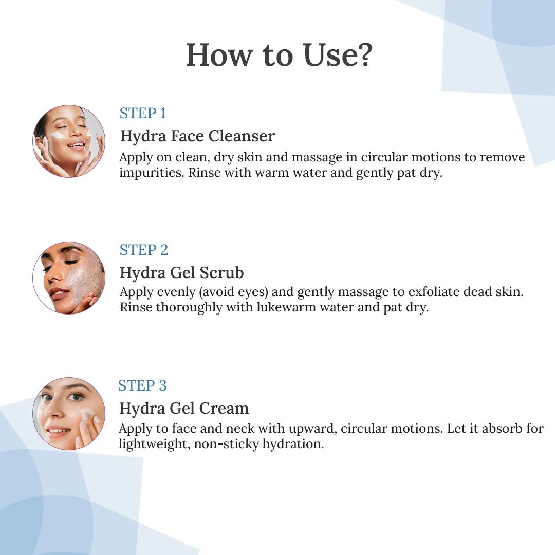 Hydra Charge Facial Kit 5 in 1 For Intense Hydration & Glow - Image 6