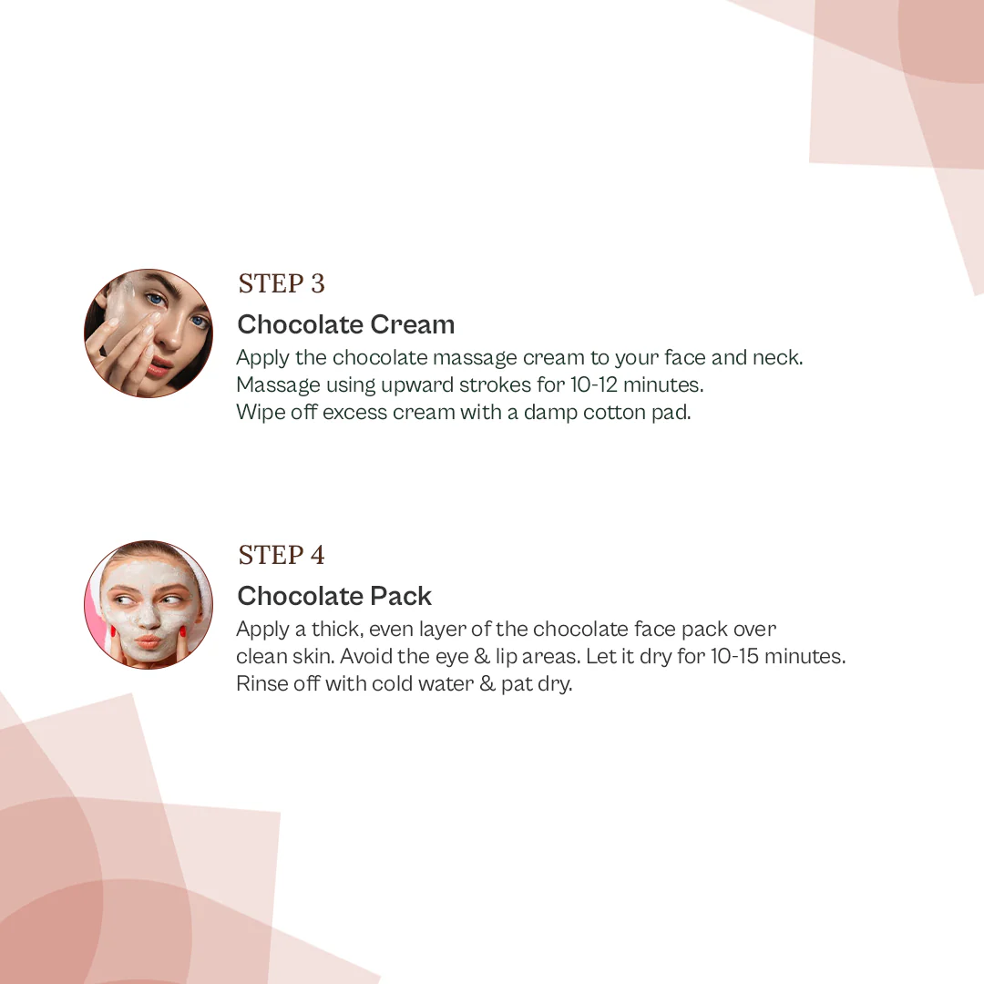 Chocolate Facial Kit For Smooth Skin & Glowing - Image 7