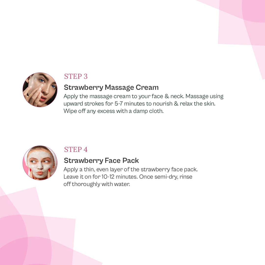 Strawberry Facial Kit For Nourishment & Brightening - Image 7