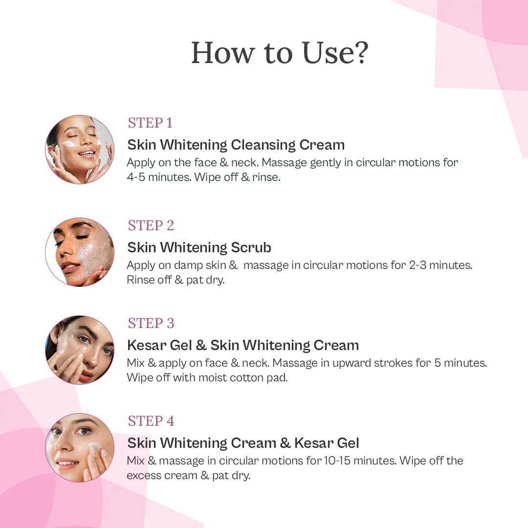 B1G1 Kulsum's Kaya Kalp Skin Whitening Facial Kit 7 in 1 For Brightening & Glow BB - Image 6