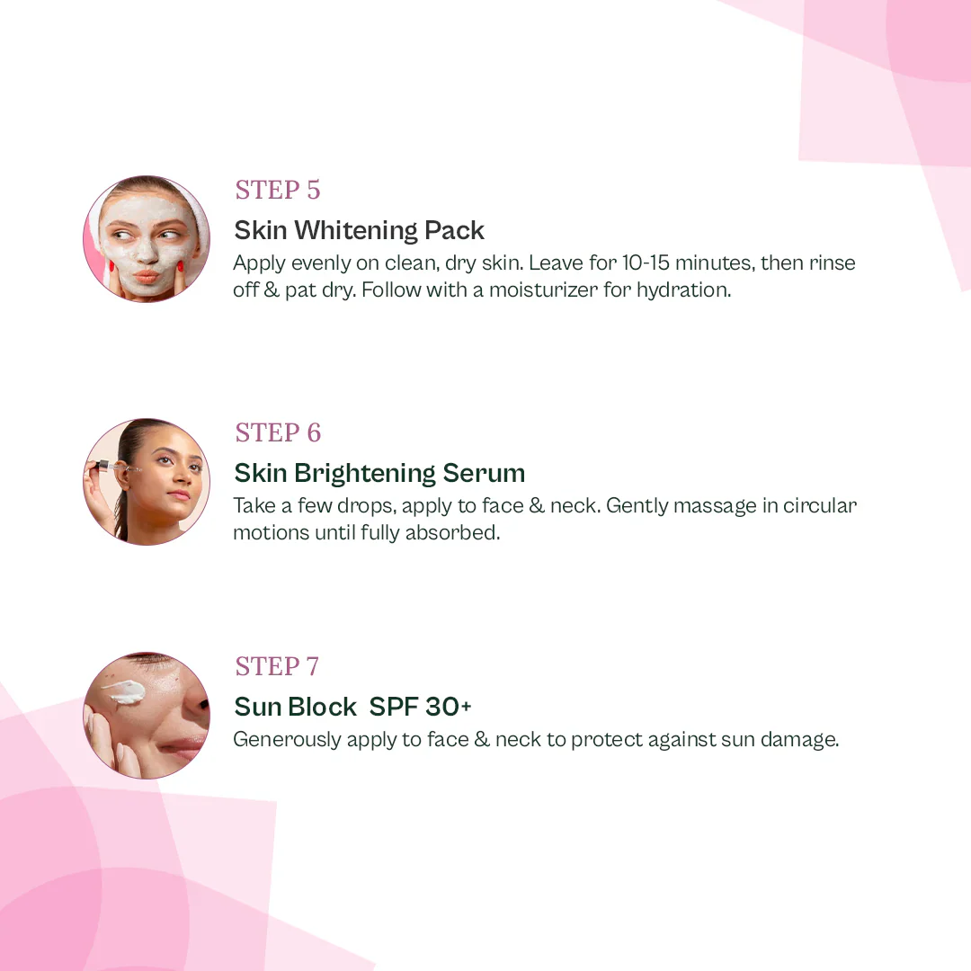 B1G1 Kulsum's Kaya Kalp Skin Whitening Facial Kit 7 in 1 For Brightening & Glow BB - Image 7