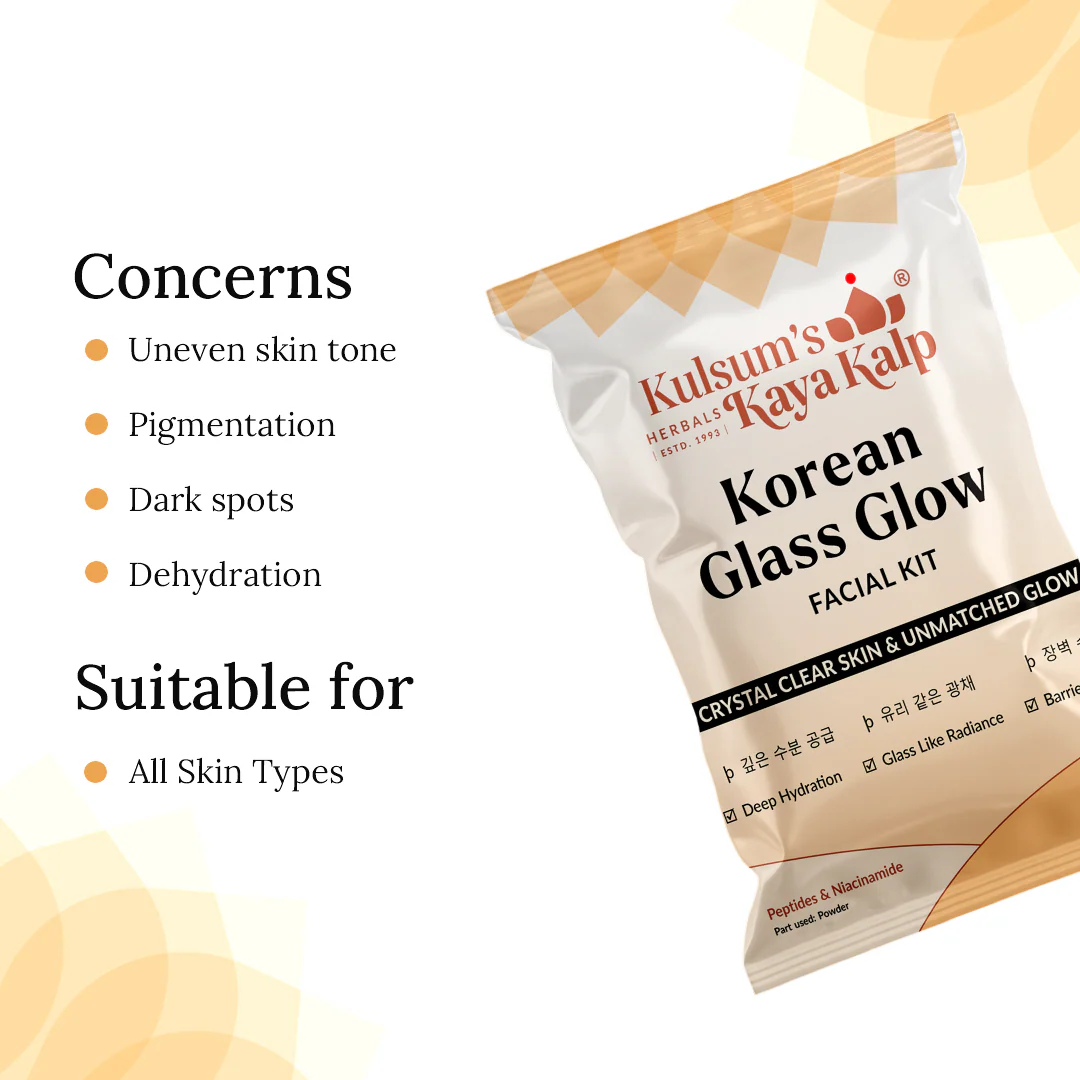 Pack of 2 Korean Glass Glow Facial Kit 9 in 1 For Crystal Clear Skin - Image 3